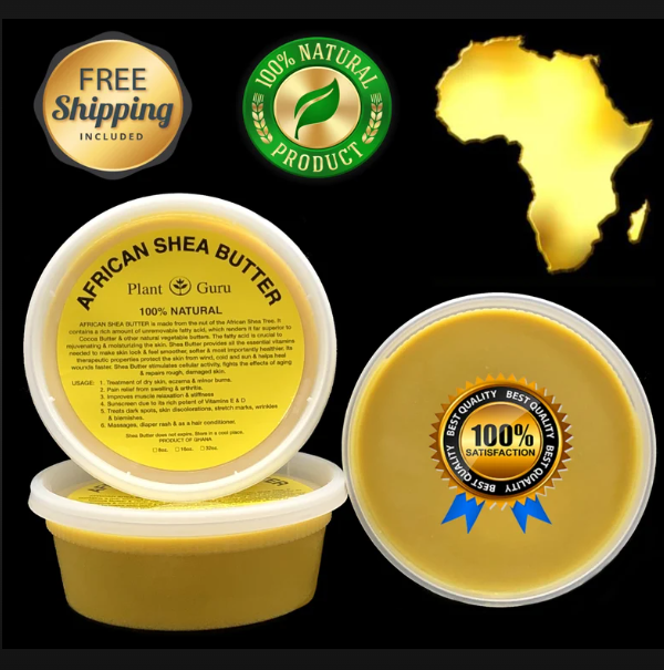 White African Raw Shea Butter - 16/oz