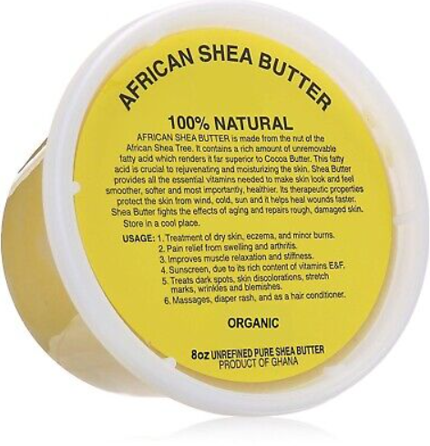 White African Raw Shea Butter - 16/oz