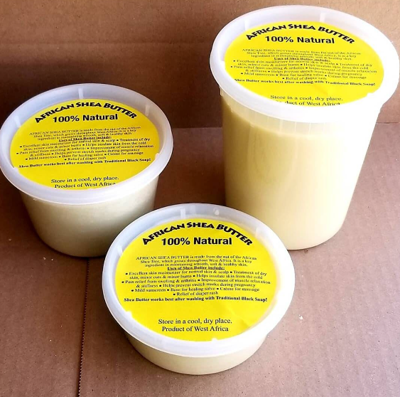 White African Raw Shea Butter - 16/oz