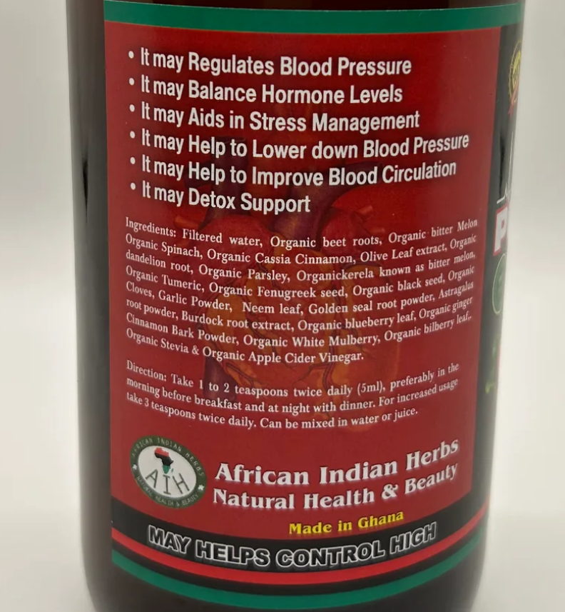 Natural Herbs Blood Pressure Formula